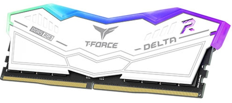 Team Group - Team Group Kit 32GB (2 x 16GB) DDR5 6200MHz Delta RGB Blanco CL38