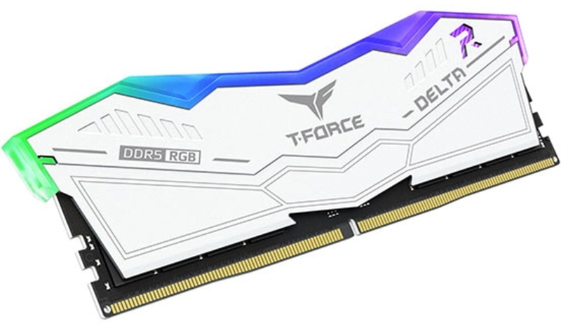 Team Group - Team Group Kit 32GB (2 x 16GB) DDR5 6200MHz Delta RGB Blanco CL38