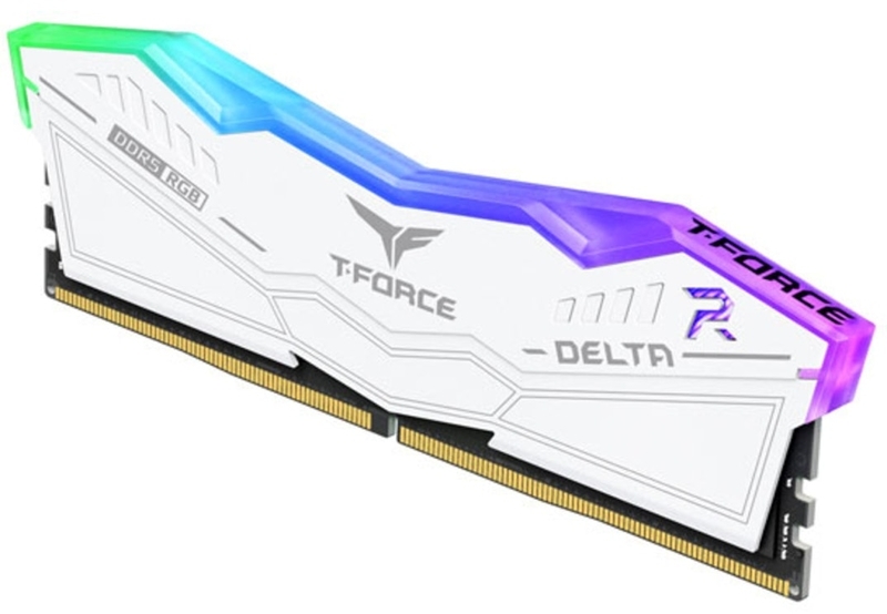 Team Group - Team Group Kit 32GB (2 x 16GB) DDR5 6200MHz Delta RGB Blanco CL38