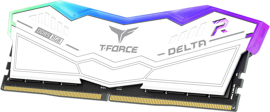 Team Group - Team Group Kit 32GB (2 x 16GB) DDR5 6400MHz Delta RGB Blanco CL32