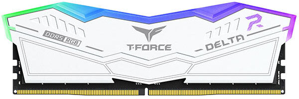 Team Group - Team Group Kit 32GB (2 x 16GB) DDR5 6600MHz Delta RGB Blanco CL34