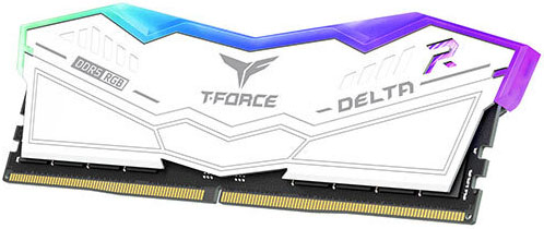 Team Group - Team Group Kit 32GB (2 x 16GB) DDR5 6600MHz Delta RGB Blanco CL34