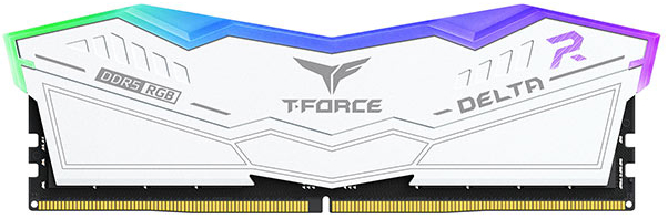 Team Group - Team Group Kit 32GB (2 x 16GB) DDR5 6800MHz Delta RGB Blanco CL34