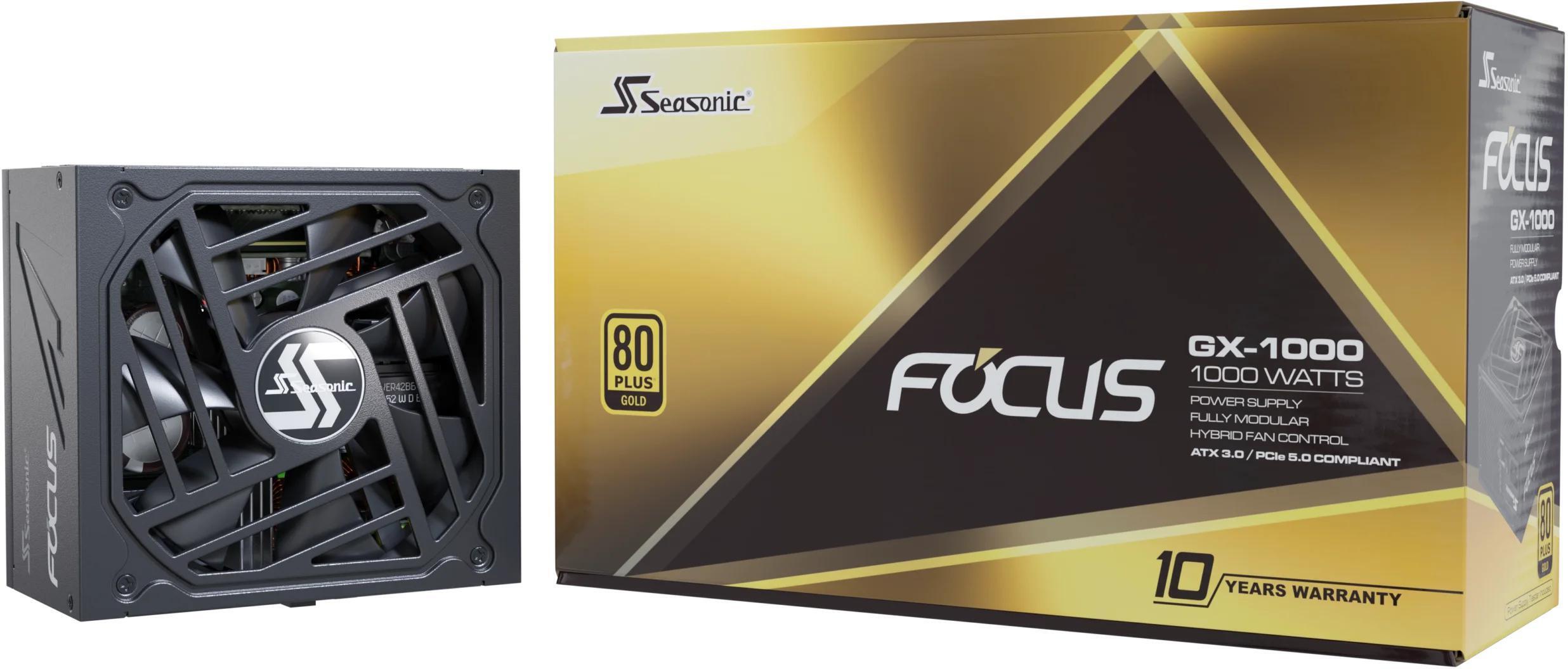 Seasonic - Fuente Modular Seasonic Focus GX-1000W V4 80+ Gold ATX 3.0