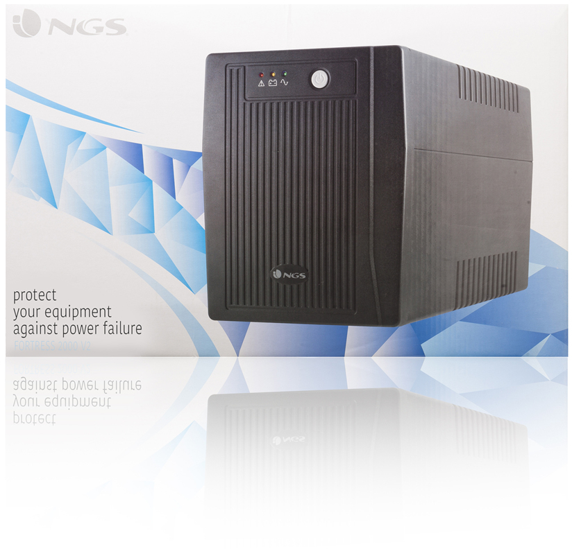 NGS - UPS NGS Off-line Fortress 2000V2 900W 4 Tomas de Protección