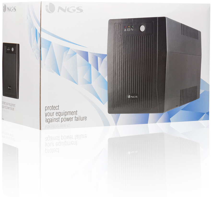NGS - UPS NGS Off-line Fortress 2000V2 900W 4 Tomas de Protección