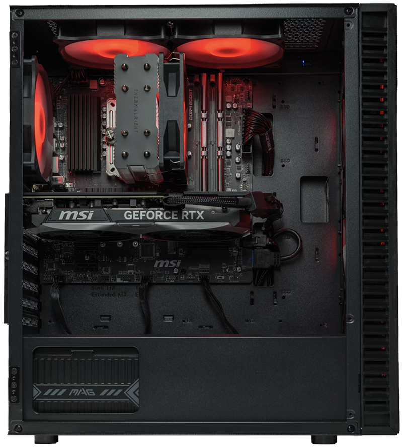 King Mod Systems - Ordenador King Mod Gamer-PC Powered by MSI - Mach 3 Ryzen 7 5700X3D 32GB DDR4 1TB RTX 4070 SUPER WiFi W11