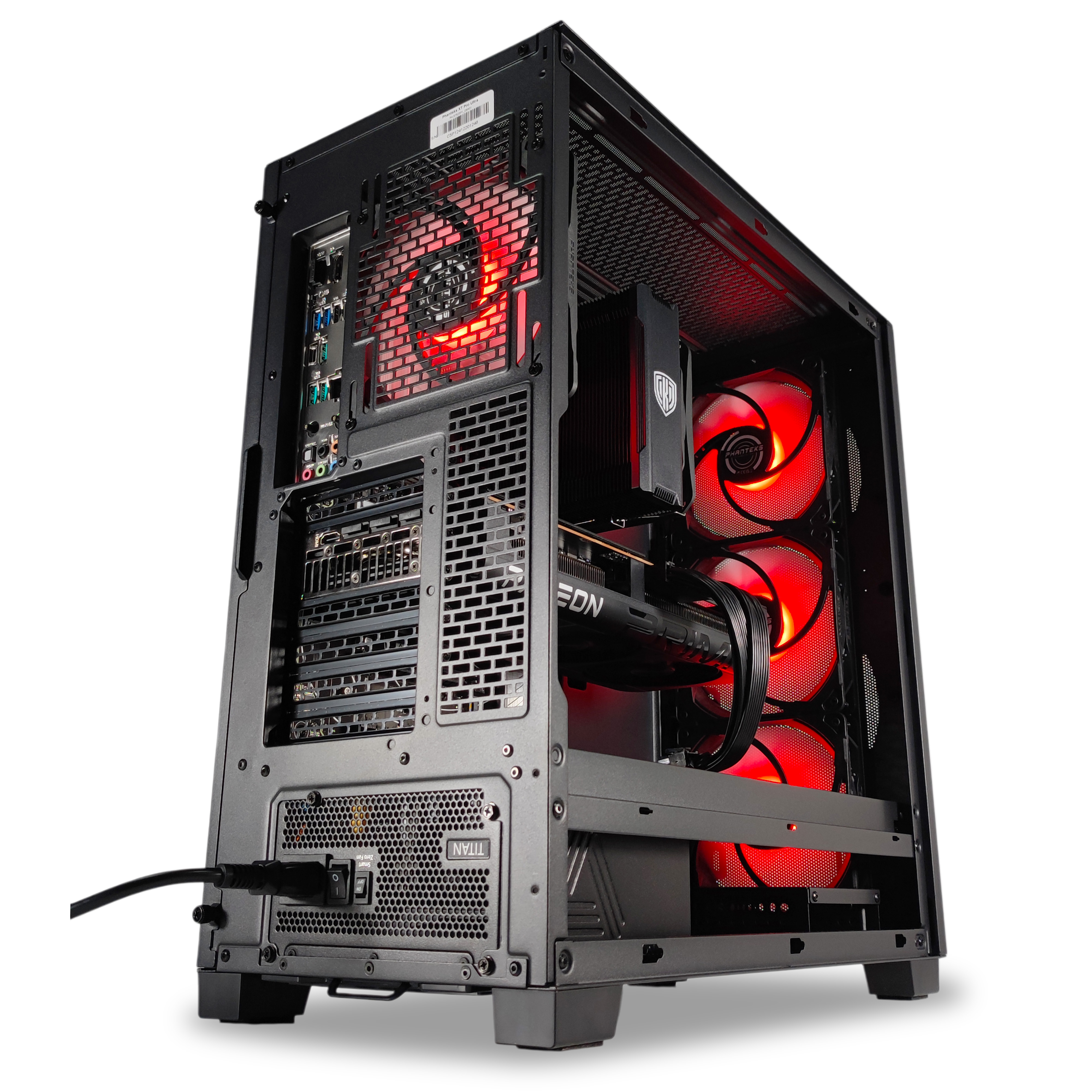 King Mod Systems - Ordenador King Mod Gamer-PC Mach 5R Ryzen 5 7600X3D 32GB DDR5 2TB RX 9070 XT WiFi W11