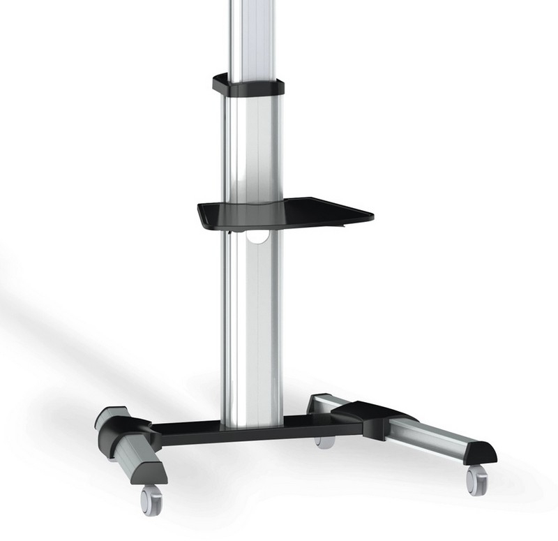 Tooq - Soporte Móvel Tooq Tilt Rotação 90º Ajustable 37" a 70" Max. 50kg Negro