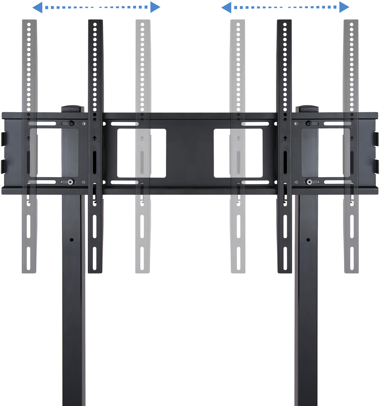 Tooq - Soporte Móvel Tooq Tilt Ajustable 37" a 100" Max. 150kg Negro