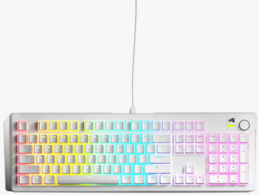 Glorious - Teclado Mecânico Glorious GMMK 3 100% Branco - Fox Switch (US)