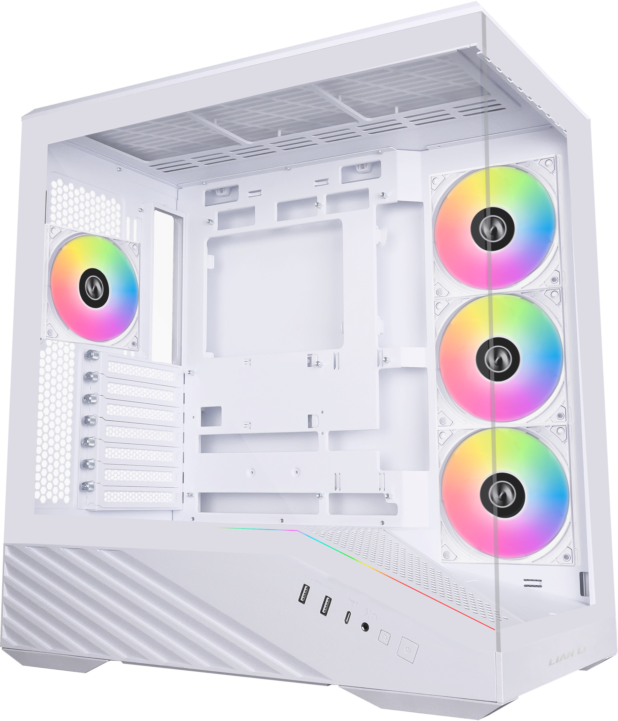 Caja ATX Lian Li Vector V100 Blanca Vidrio Templado