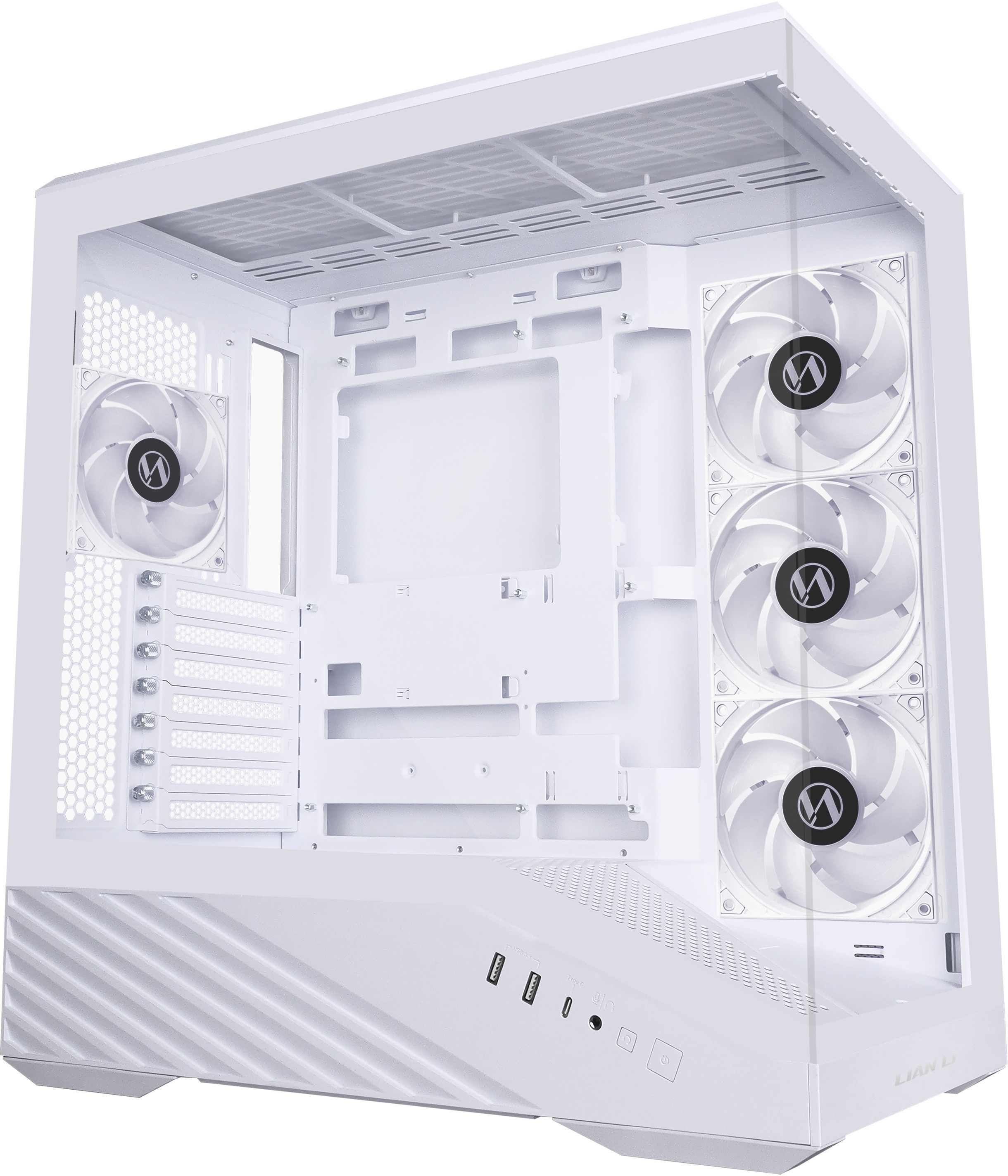 Lian Li - Caja ATX Lian Li Vector V100 Blanca Vidrio Templado
