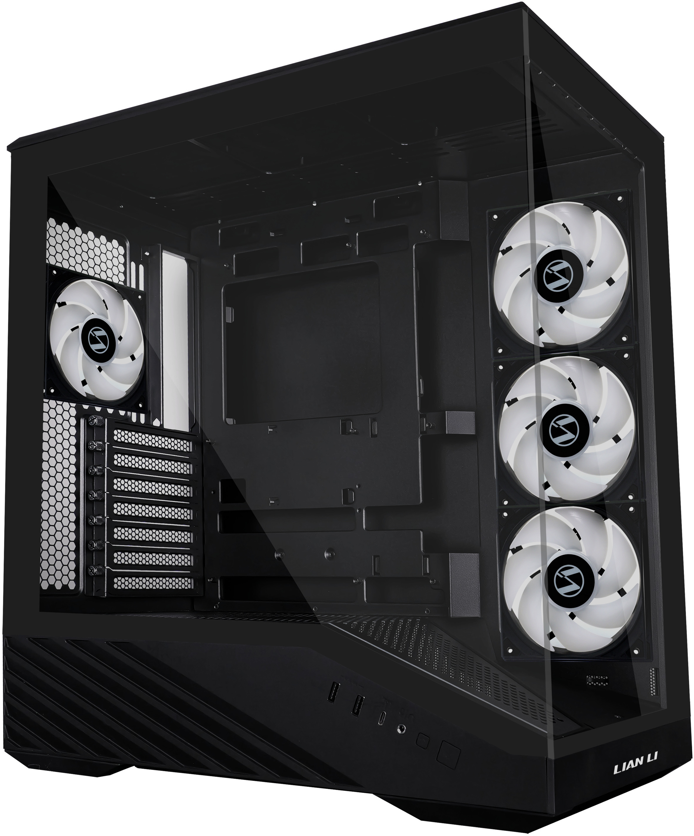 Lian Li - Caja ATX Lian Li Vector V100 Negro Vidrio Templado
