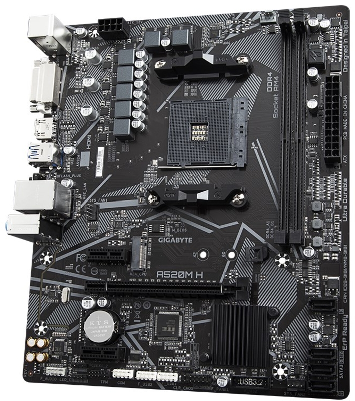 Gigabyte - Placa Base Gigabyte A520M-H