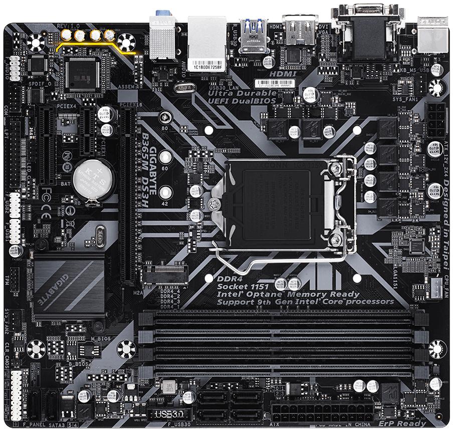 Gigabyte - ** B Grade ** Placa Base Gigabyte B365M DS3H