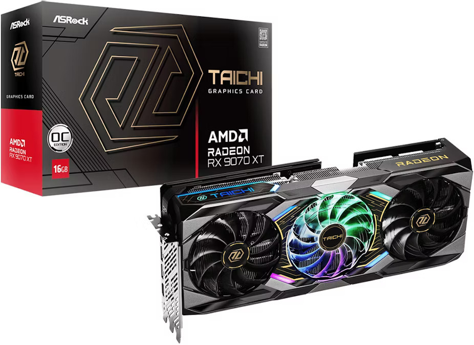 Picture of Picture of ** B Grade ** Tarjeta Gráfica ASRock Radeon RX 9070 XT Taichi OC 16GB GDDR6
