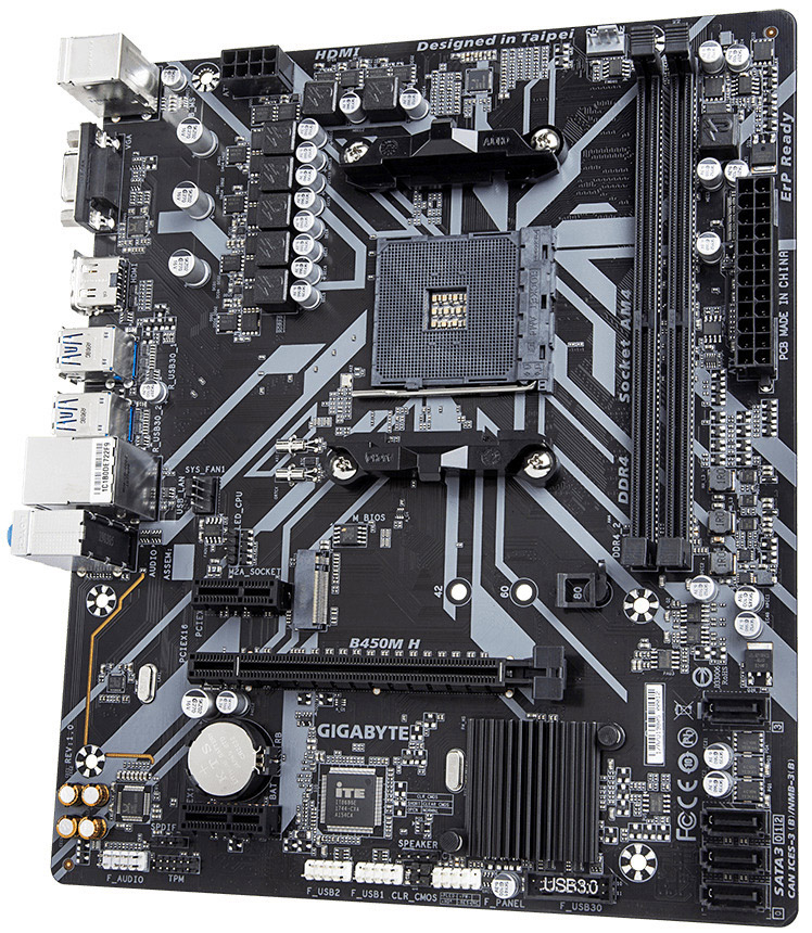 Gigabyte - Placa Base Gigabyte B450M-H