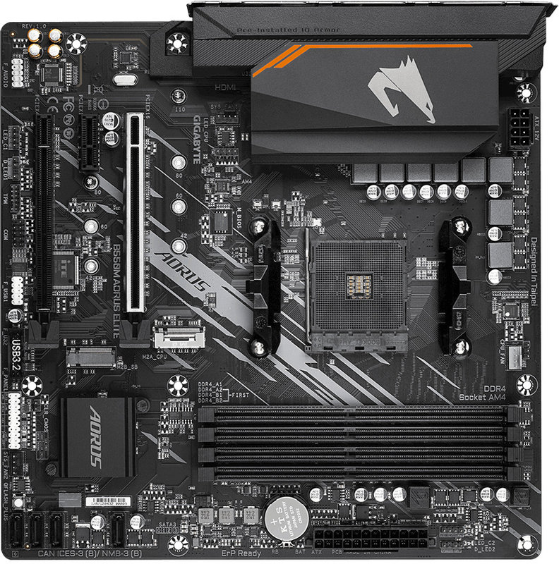 Gigabyte - Placa Base Gigabyte B550M Aorus Elite