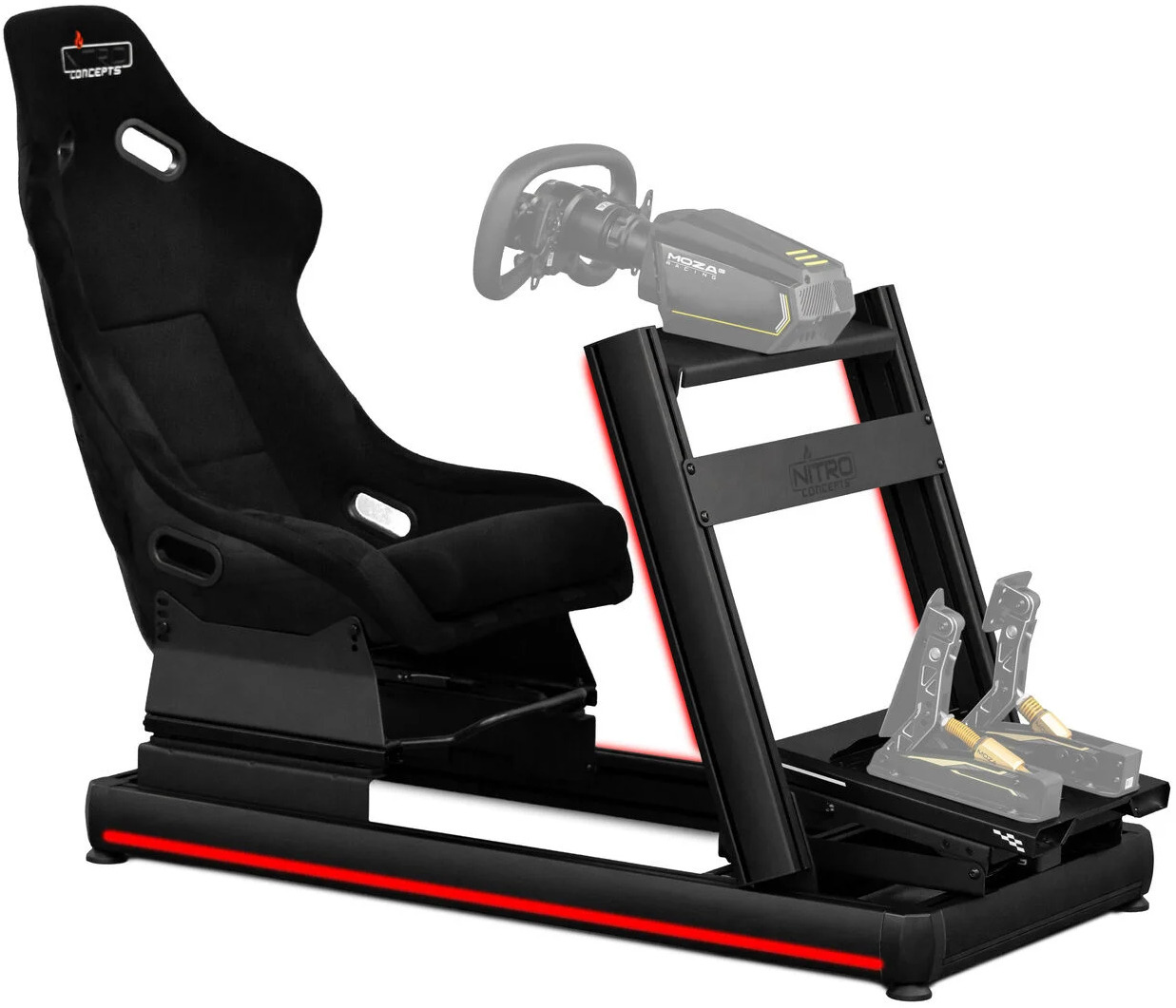 Bundle Nitro Concepts Cockpit E-Racer / Kit Leds
