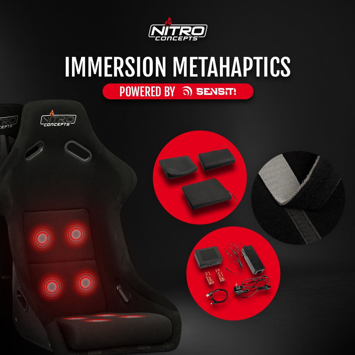  - Bundle Nitro Concepts Assento R300 / IMMERSION Metahaptics