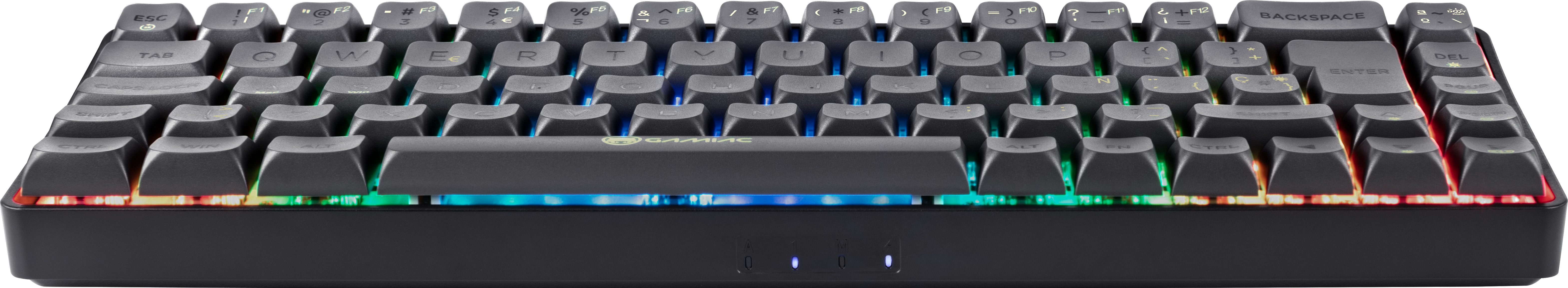 GAMIAC - Teclado GAMIAC TKL69G SF, Kailh Blue, Negro/Grís - Mecánico (ES)