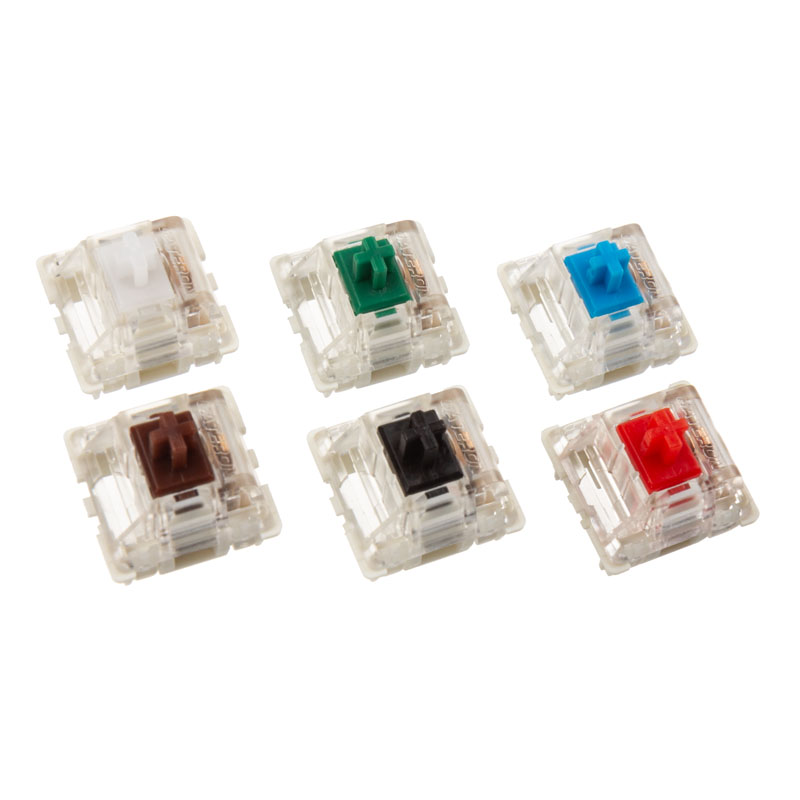 Glorious - Pack 120 Switches Gateron MX Blue para Glorious GMMK