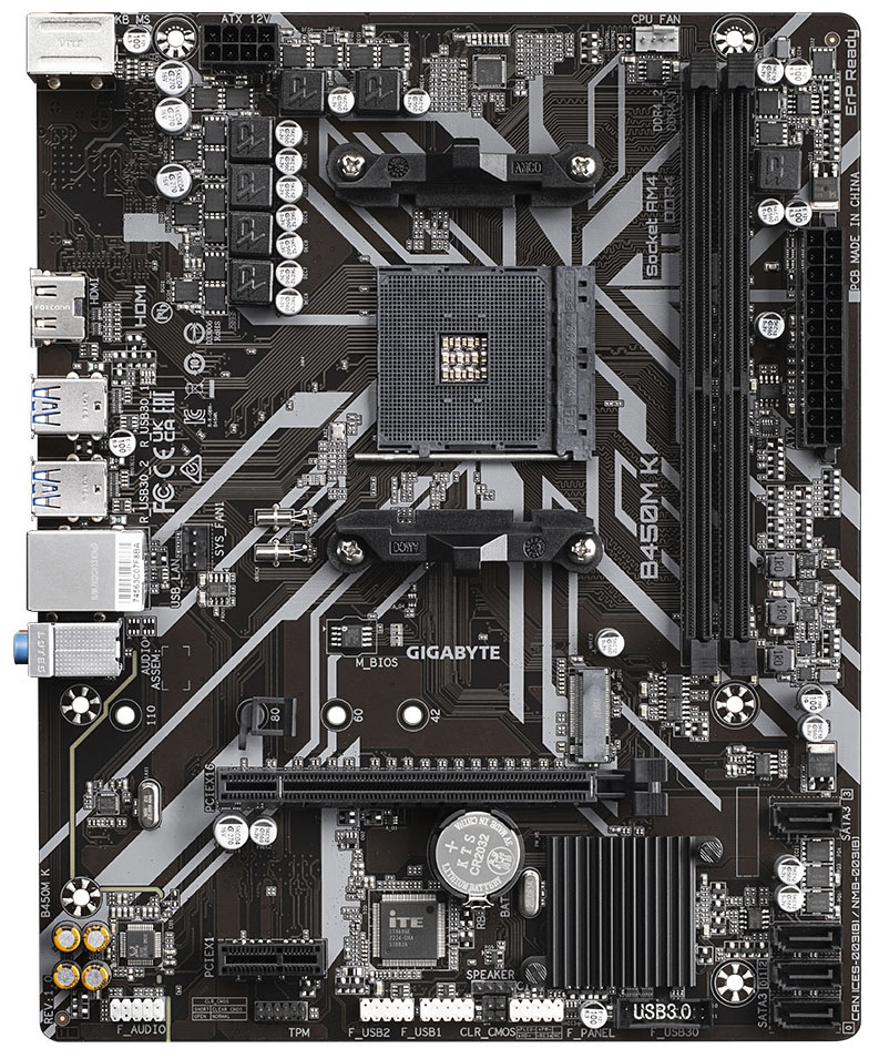 Gigabyte - Placa Base Gigabyte B450M-K