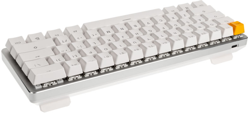 Glorious - Teclado Glorious GMMK Compact White Ice Edition - Gateron-Brown (US)