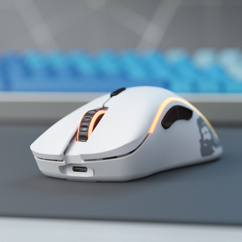 Glorious - Ratón Gaming Glorious Model D Wireless Blanco