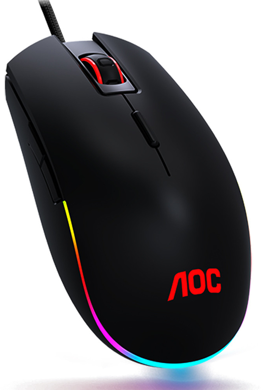 AOC - Ratón AOC Gaming GM500 5000DPI RGB Negro