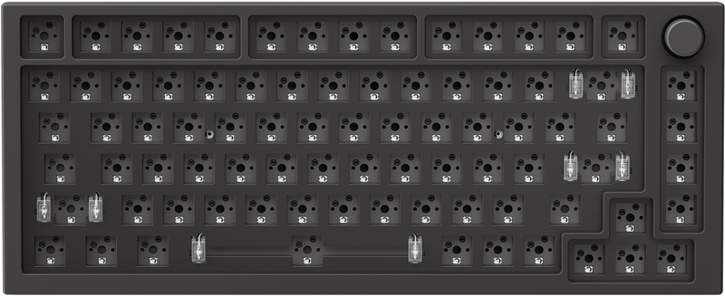 Glorious - ** B Grade ** Barebone Glorious GMMK Pro 75% Negro (ISO-Layout)