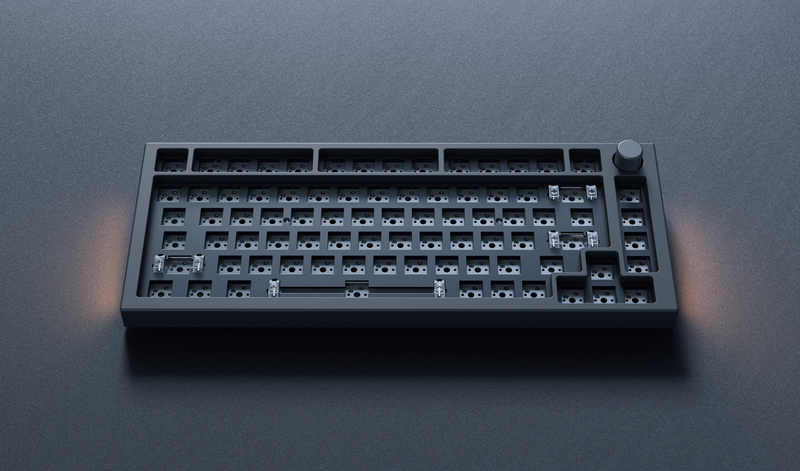 Glorious - ** B Grade ** Barebone Glorious GMMK Pro 75% Negro (ISO-Layout)