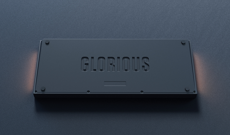 Glorious - ** B Grade ** Barebone Glorious GMMK Pro 75% Negro (ISO-Layout)