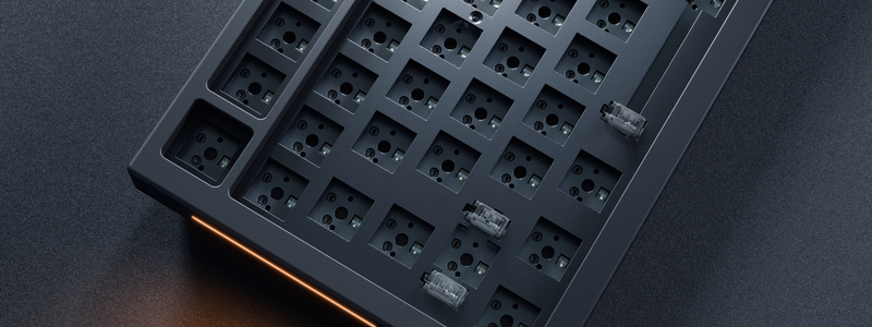Glorious - ** B Grade ** Barebone Glorious GMMK Pro 75% Negro (ISO-Layout)