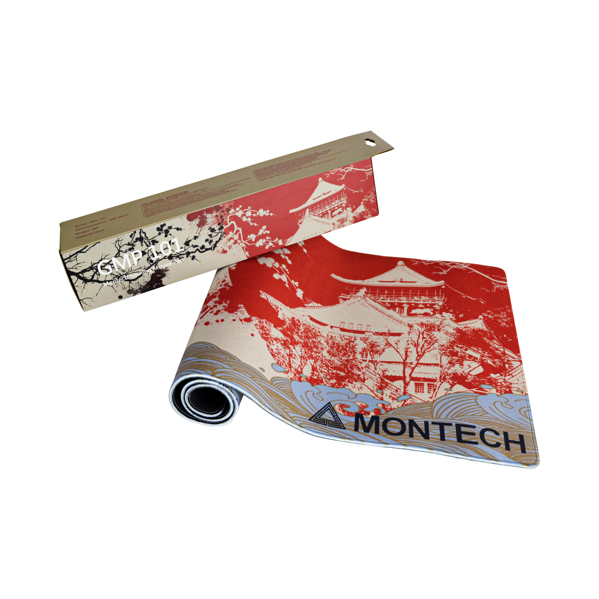 Montech - Alfombrilla Montech GMP 100 900x400 Rojo