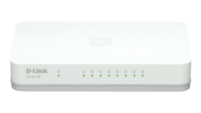 D-Link - Switch D-Link GO-SW-8G 8 Portas Gigabit