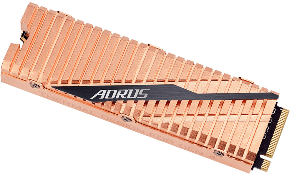 Gigabyte - SSD Gigabyte Aorus 2TB Gen4 M.2 NVMe (5000/4400MB/s)
