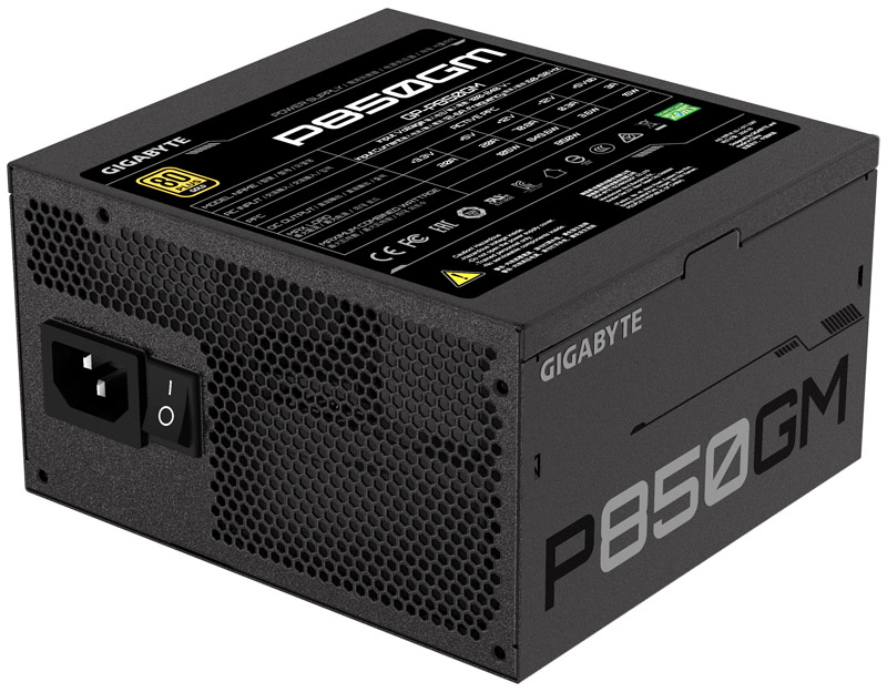 Gigabyte - Fuente Alimentación Gigabyte GP-P850GM 850W 80+ Gold Modular