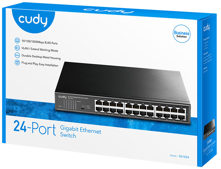 Cudy - Switch Cudy GS1024 24 Portas Gigabit UnManaged