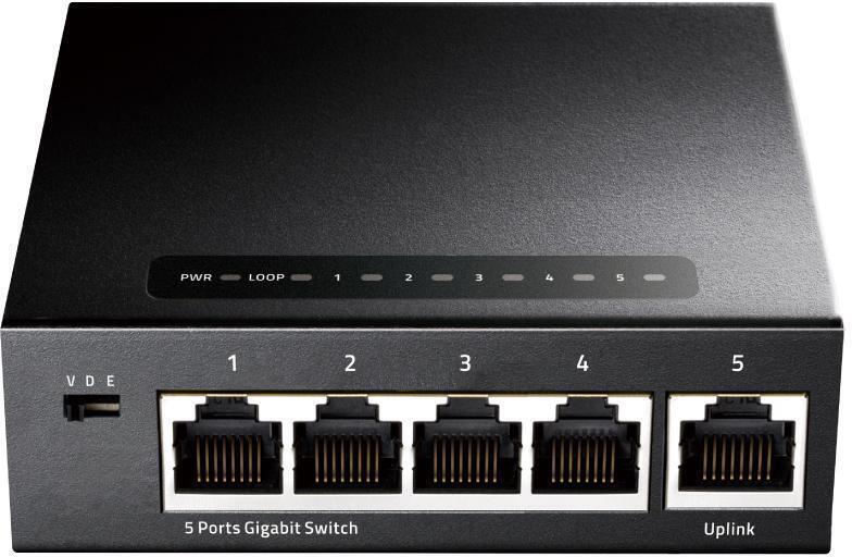 Cudy - Switch Cudy GS105 5 Portas Gigabit UnManaged Metal