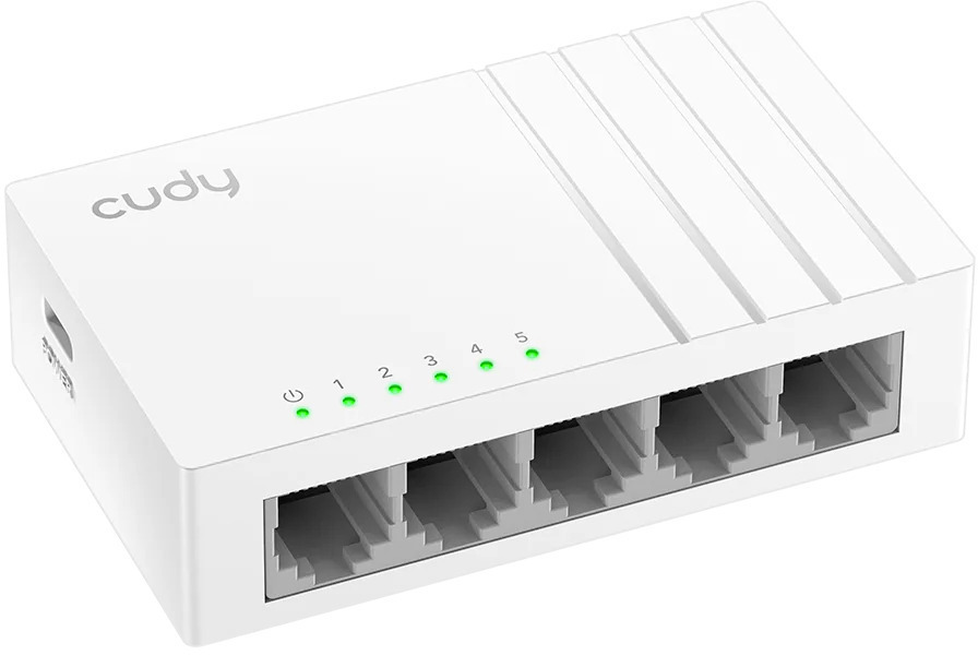 Cudy - Switch Cudy GS105U 5 Portas Gigabit UnManaged USB-C Power Input