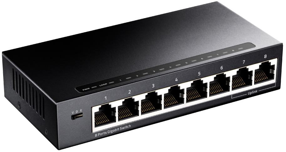 Cudy - Switch Cudy GS108 8 Portas Gigabit UnManaged