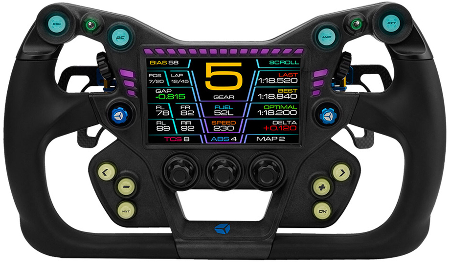 Volante Cube Controls GTX2 Grip (30cm) - Negro / Negro