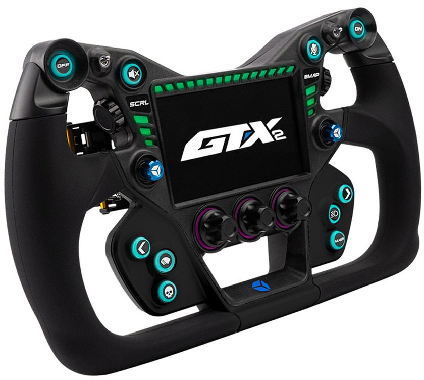 Cube Controls - Volante Cube Controls GTX2 Grip (30cm) - Negro / Negro