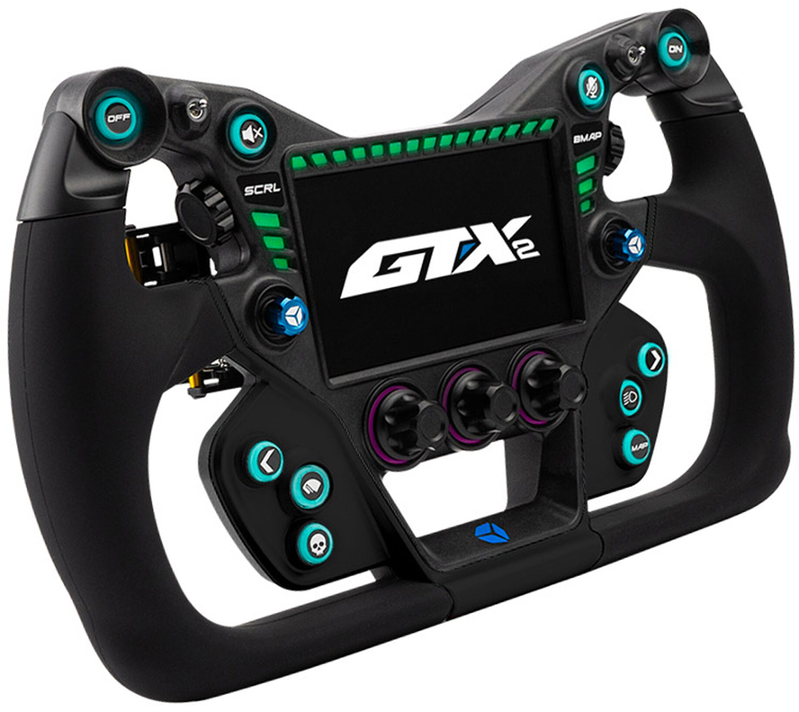 Cube Controls - Volante Cube Controls GTX2 Grip (30cm) - Negro / Azul