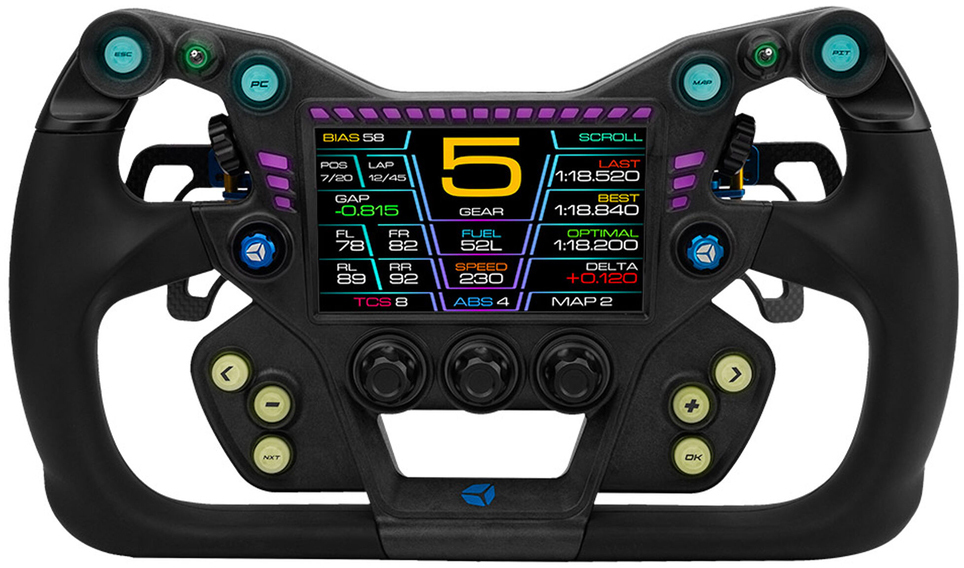 Volante Cube Controls GTX2 Grip (32cm) - Negro / Negro