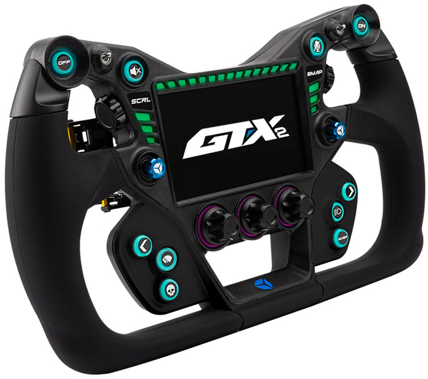 Cube Controls - Volante Cube Controls GTX2 Grip (32cm) - Negro / Azul