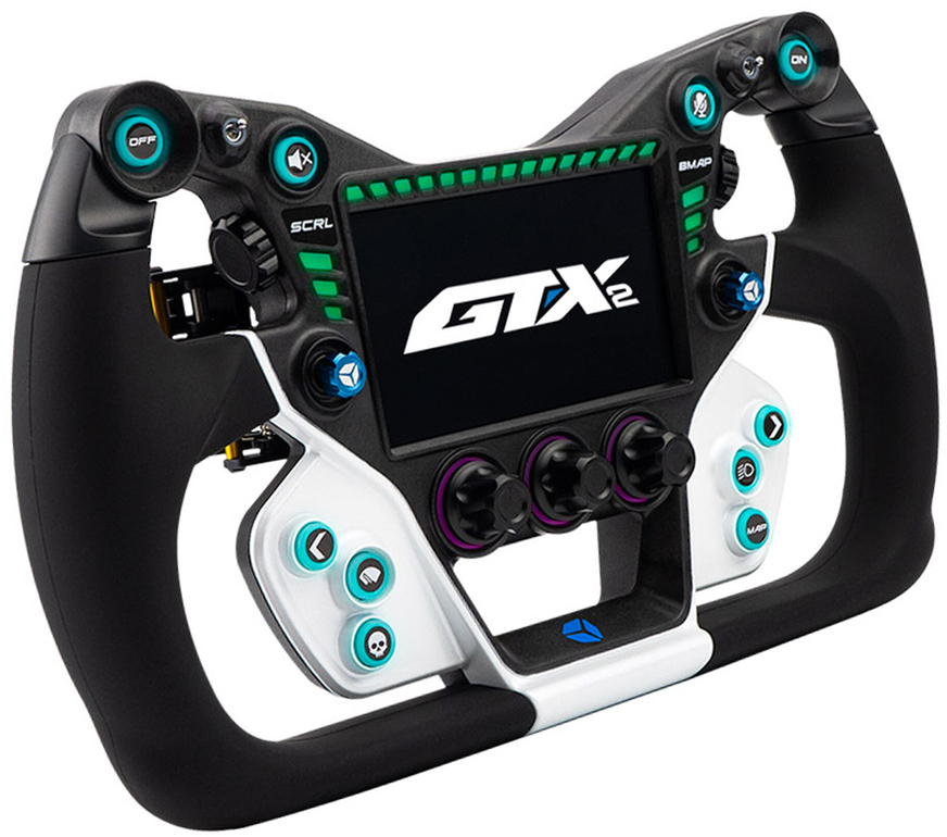 Cube Controls - Volante Cube Controls GTX2 Grip (30cm) - Branco / Negro