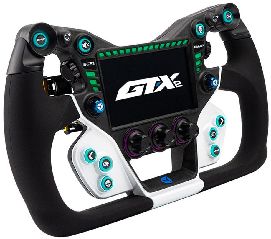 Cube Controls - Volante Cube Controls GTX2 Grip (32cm) - Branco / Negro